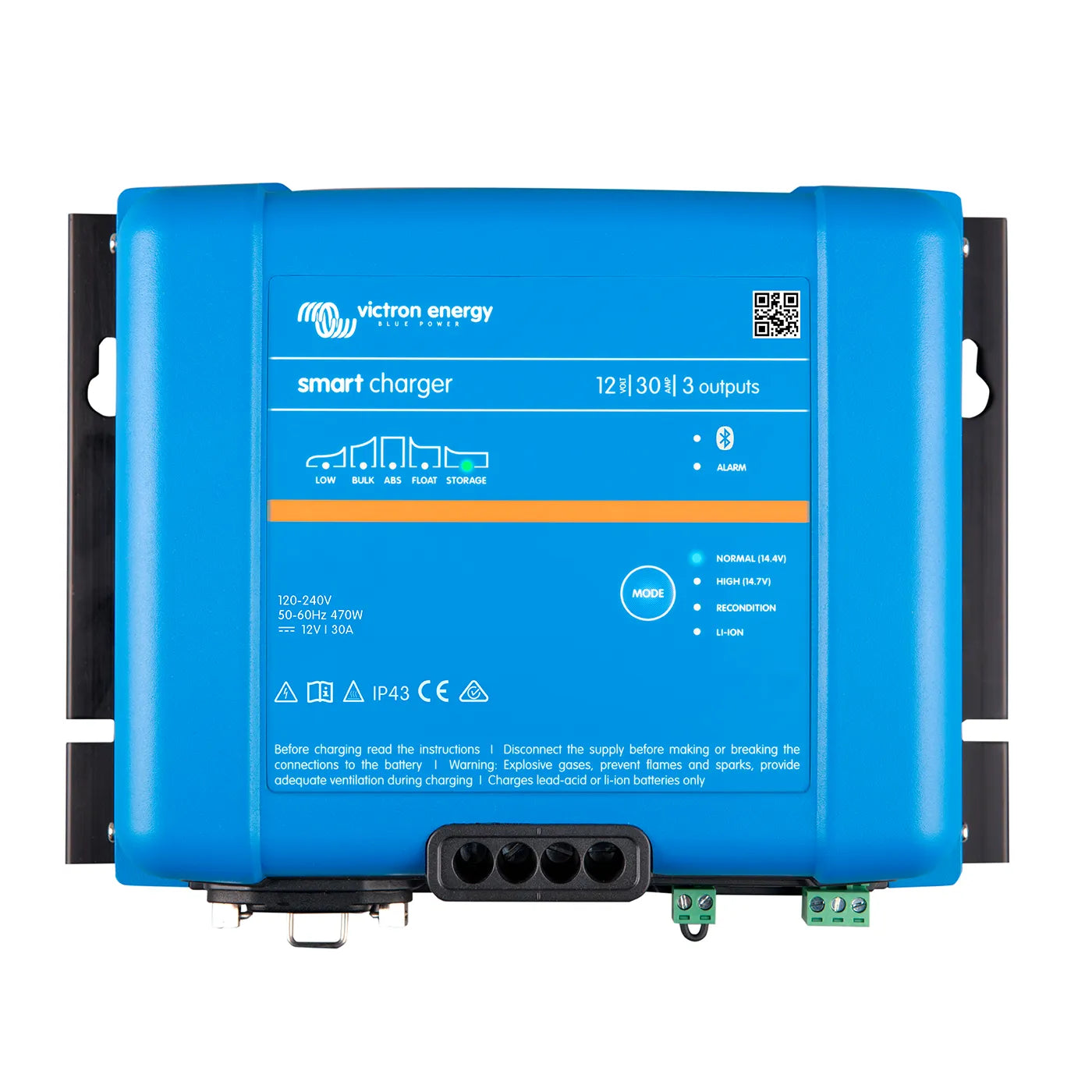 Victron Energy Smart IP 43 Charger 12V 30A - 3 Output