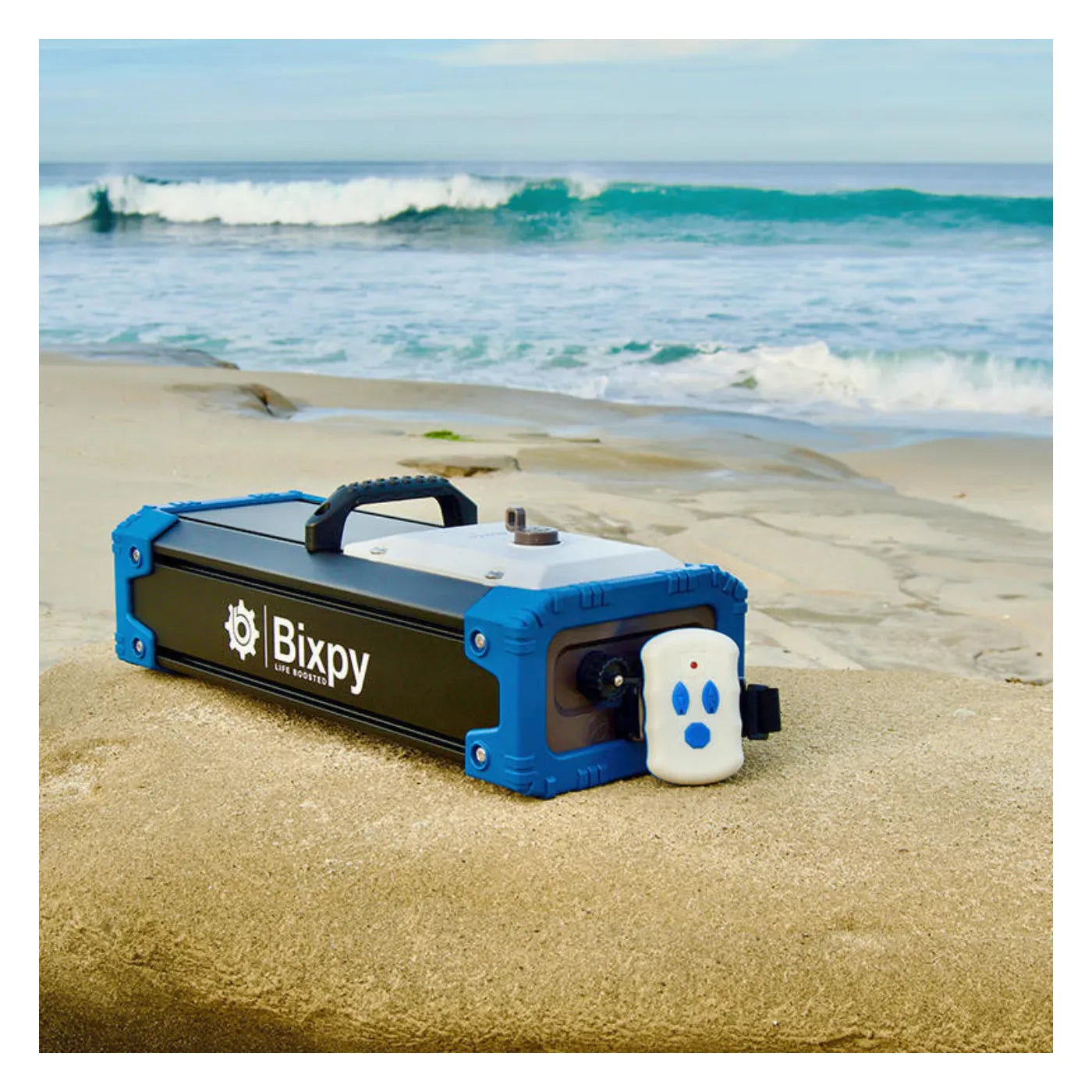 Bixpy PP-768 battery T-track rail detail