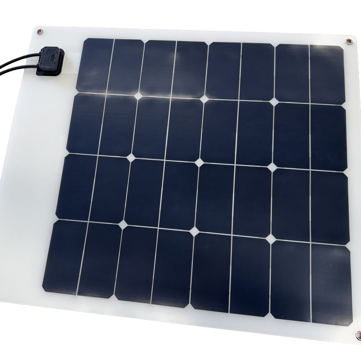 Sol-Go flexible solar panel SG-55W (SG-55W-SX-10YR), 22 x 25.6 in, 10-year warranty