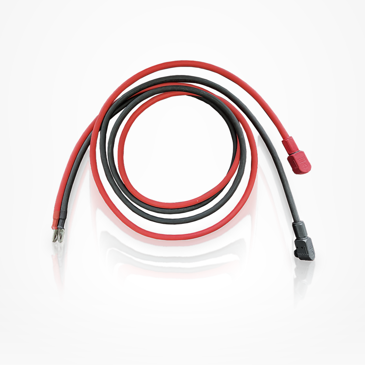 Epoch 4AWG 6 ft pluggable battery connector cable with 5/16" lugs for rack batteries