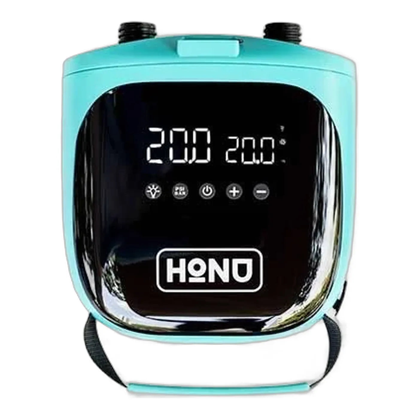 Honu battery e-pump for inflatable paddle boards, front display view