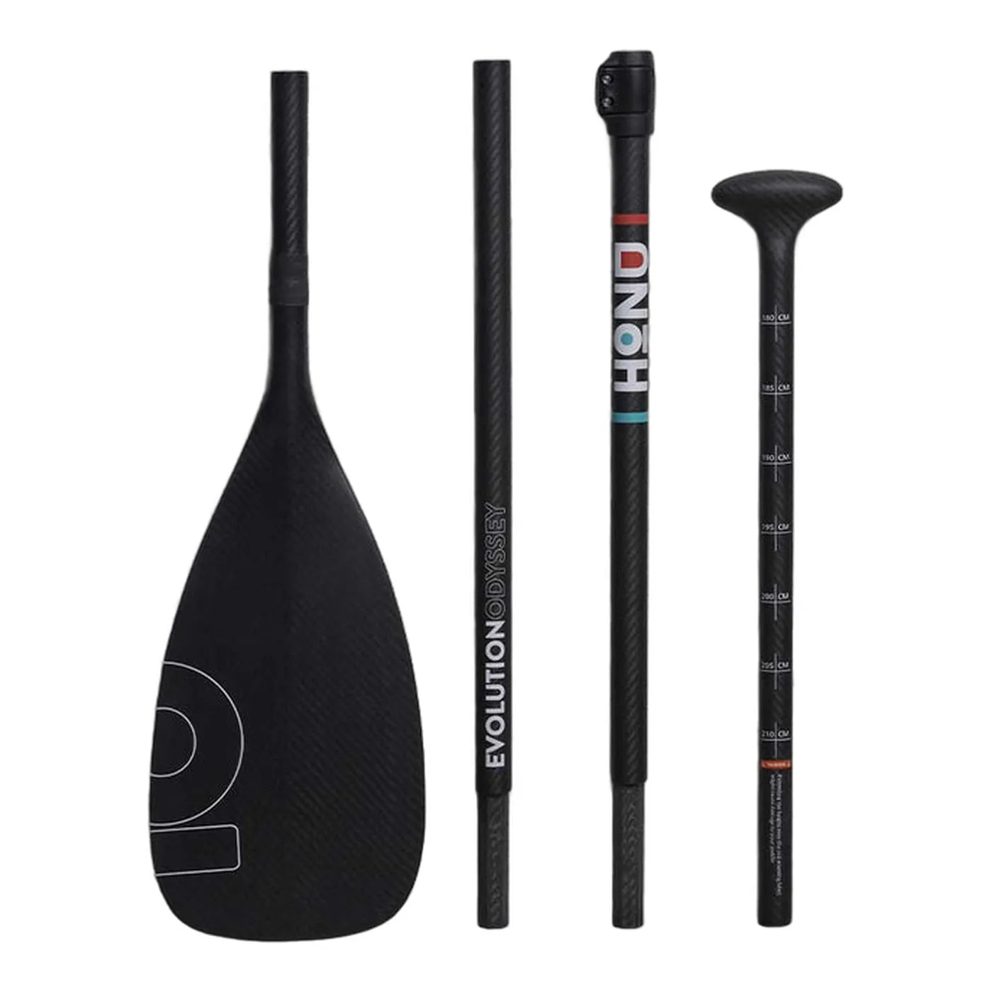 Honu Evolution Odyssey 4-piece travel carbon SUP paddle