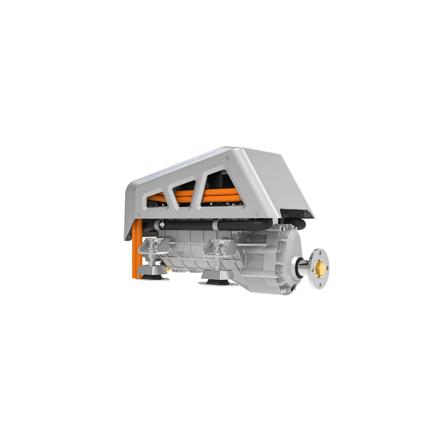 ePropulsion I-20 96V electric inboard motor, side view