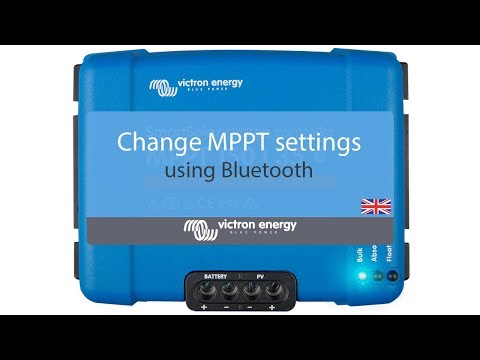 Victron SmartSolar Charge Controller MPPT setting overview