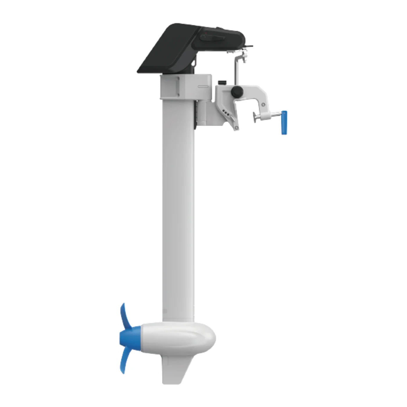 ePropulsion Spirit 2 Remote electric outboard, longshaft front view