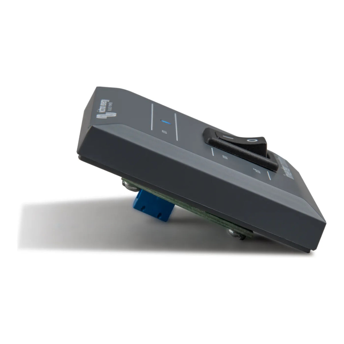 Victron Inverter Control VE.Direct remote panel, angled side view