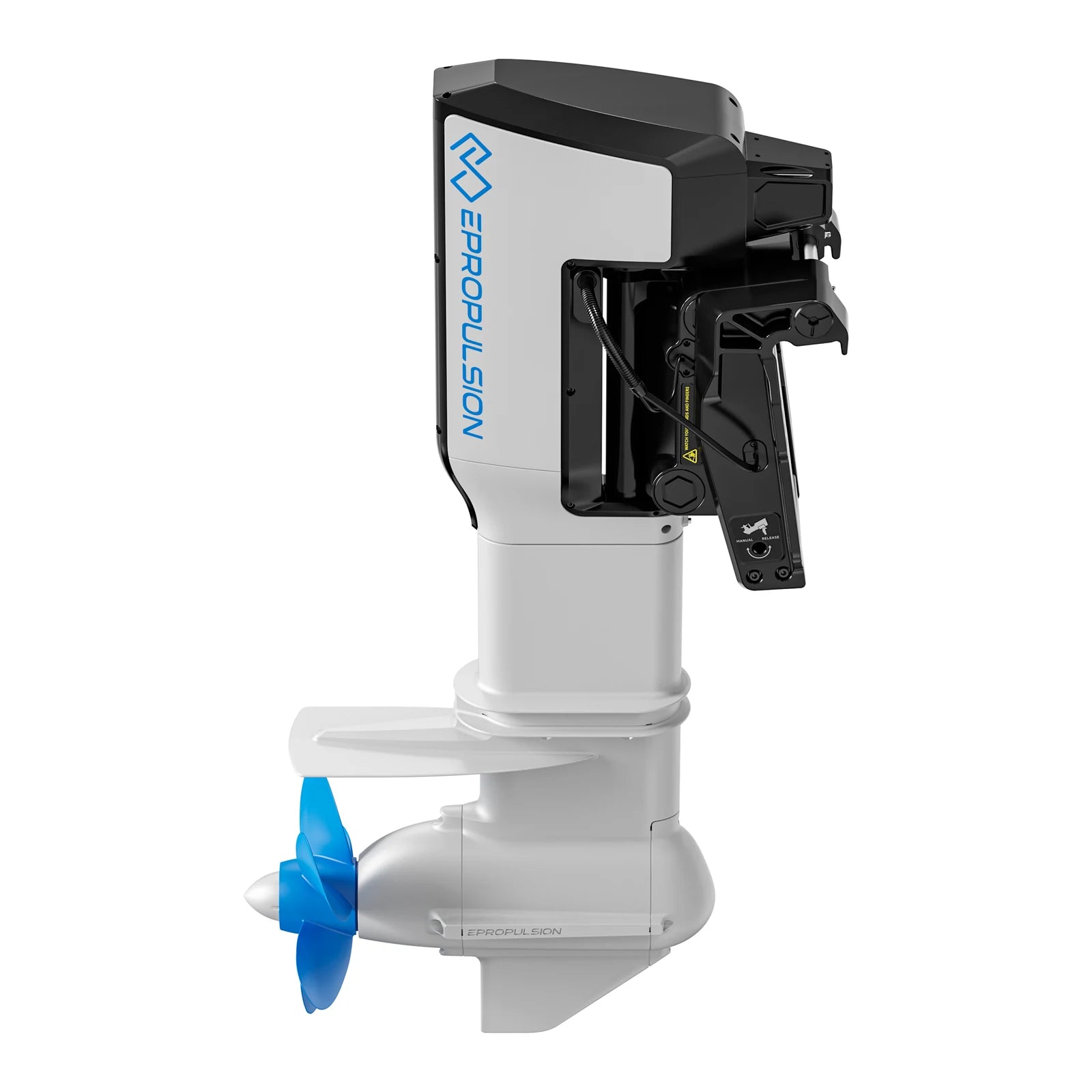 ePropulsion X20 electric outboard motor, powerhead detail