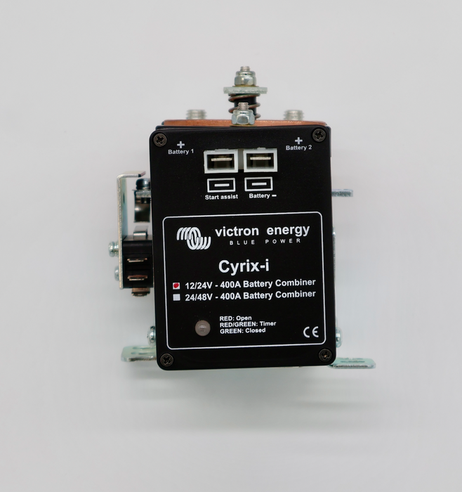 Victron Energy Cyrix Battery Combiner - I 12/24/400A label